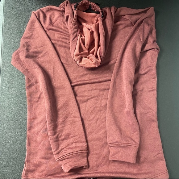 Three Sixty Six Sweatshirts for Men Zip Up Hoodie - Dry Fit Full Zip  Maroon - Picture 8 of 8